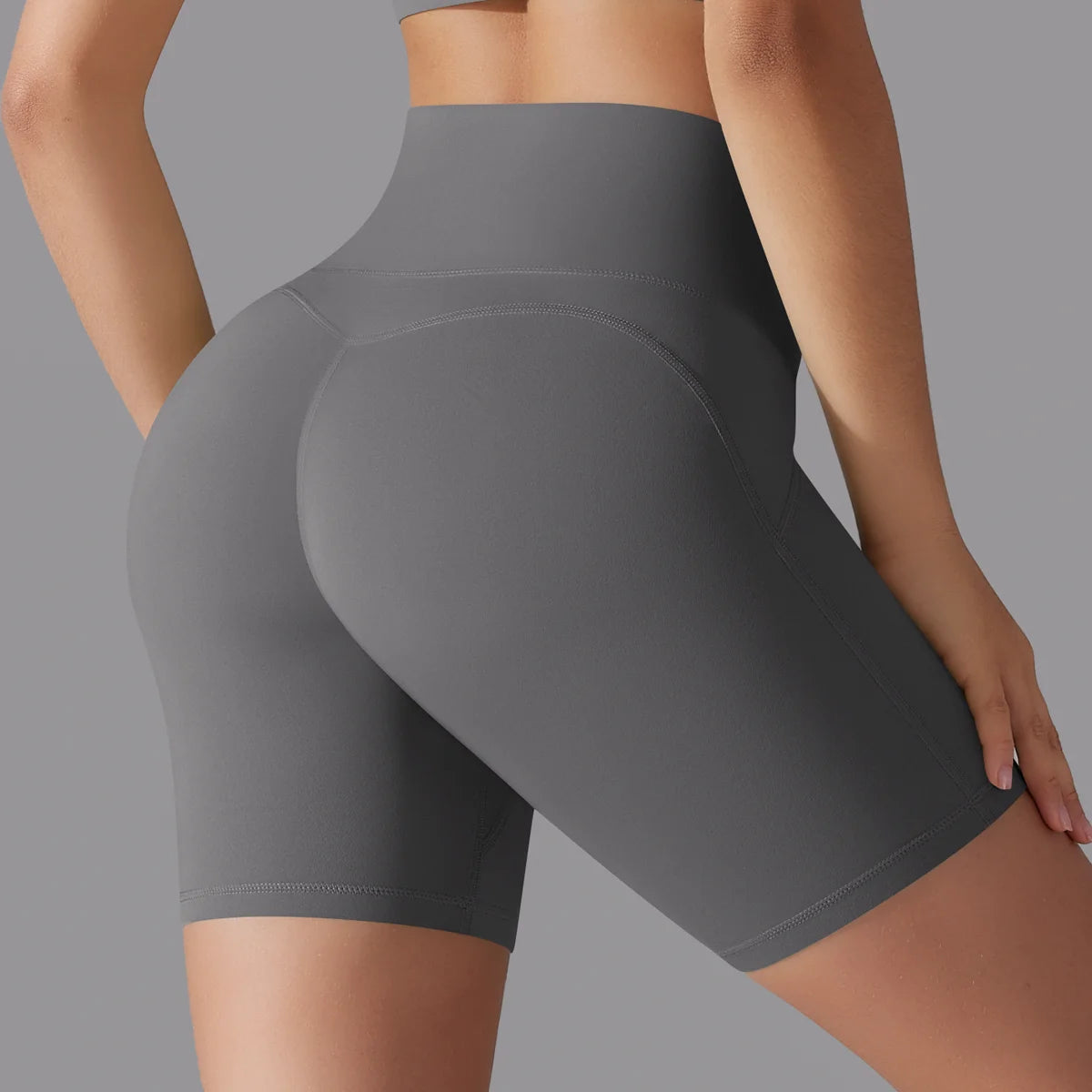 Yoga Short Tummy Control Butt Lifting Gym Shorts Workout Gym Shorts Fitness High Waist Quick Drying Cycling Workout Gym Shorts