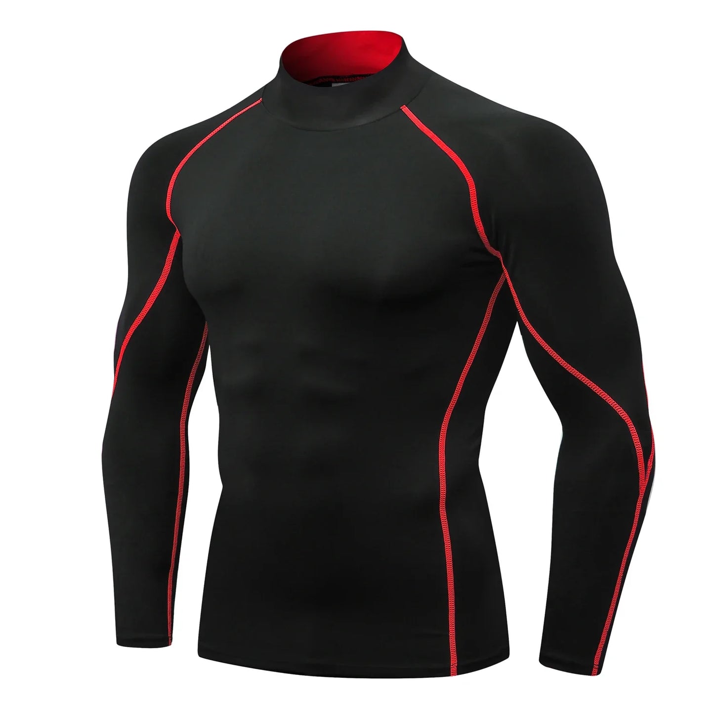 Mens Compression Shirts Long Sleeve Quick Dry Turtleneck