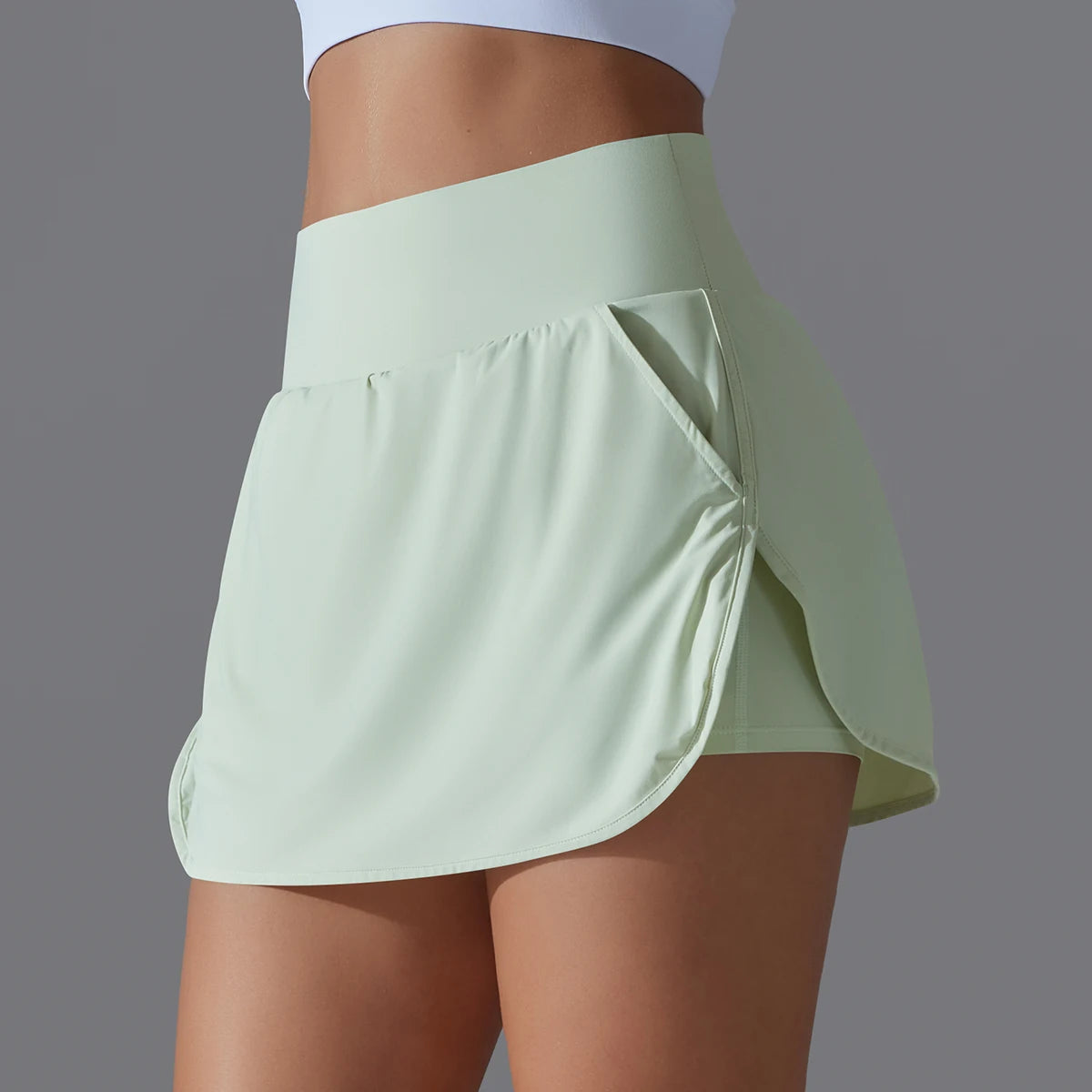 Hamidou Outdoor Sports Skirt Women High Waist Breathable