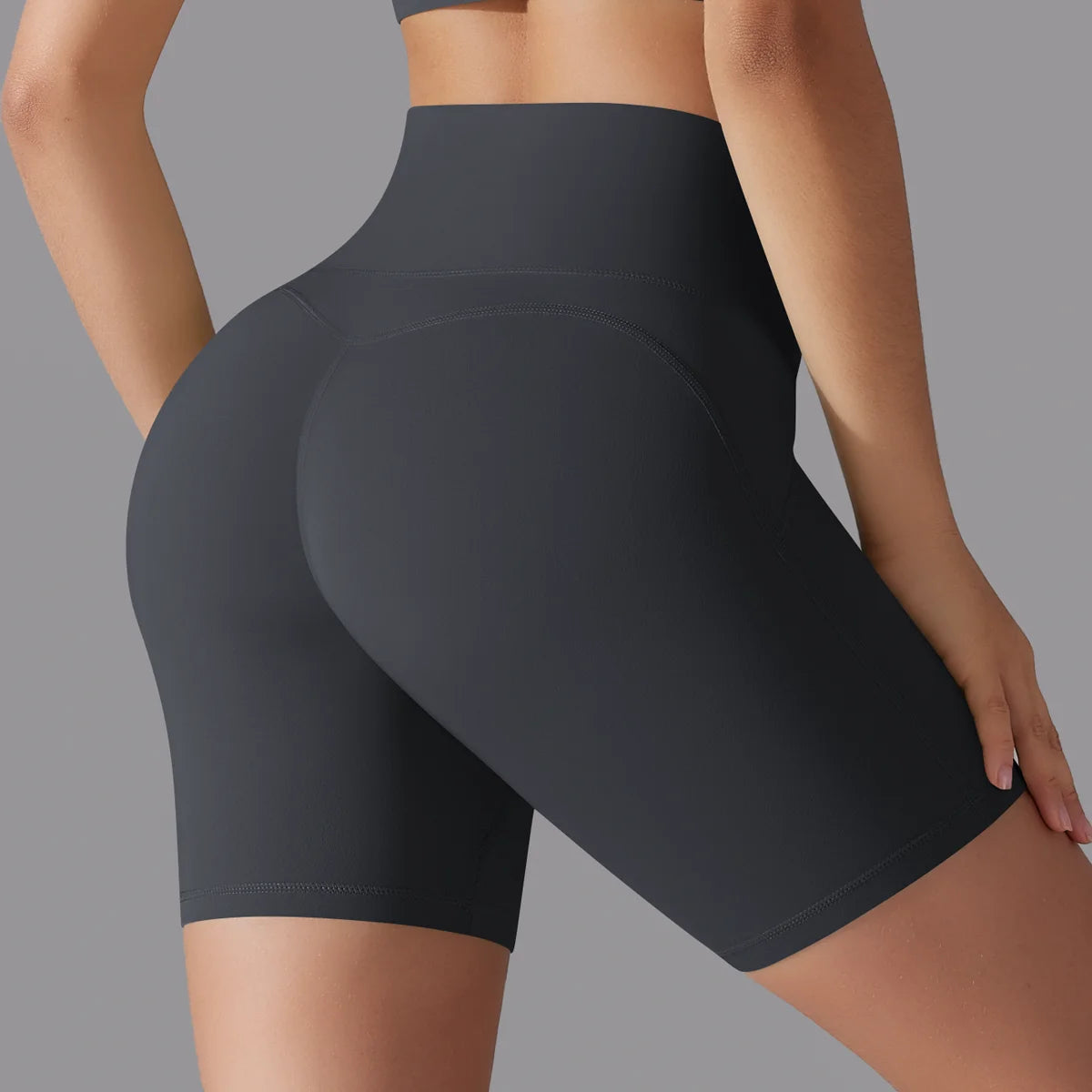 Yoga Short Tummy Control Butt Lifting Gym Shorts Workout Gym Shorts Fitness High Waist Quick Drying Cycling Workout Gym Shorts