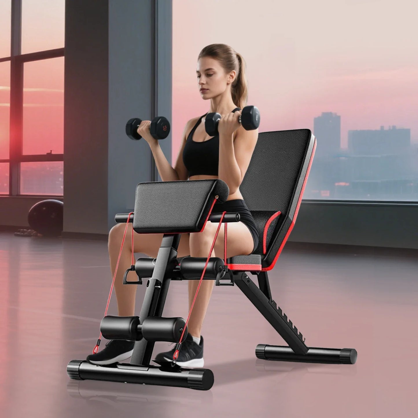 Adjustable Weight Bench For Home Gym Strength Training