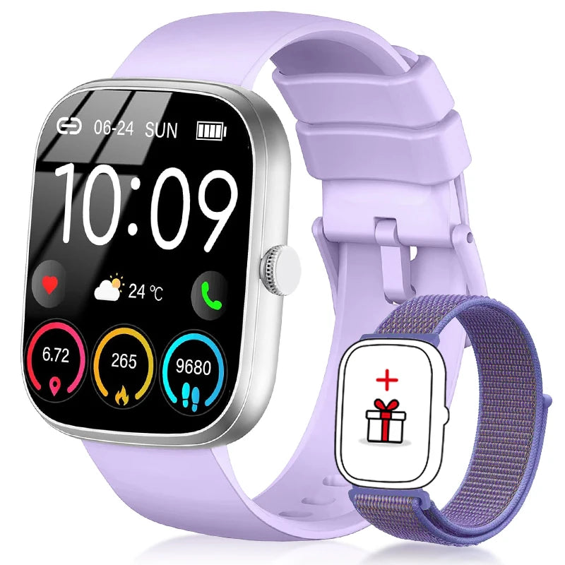 LIGE Smart Watch 1.96" Smartwatch Men Answer/Make Call IP68 Waterproof Fitness Tracker Sport Heart Rate Sleep Monitor Smartwatch