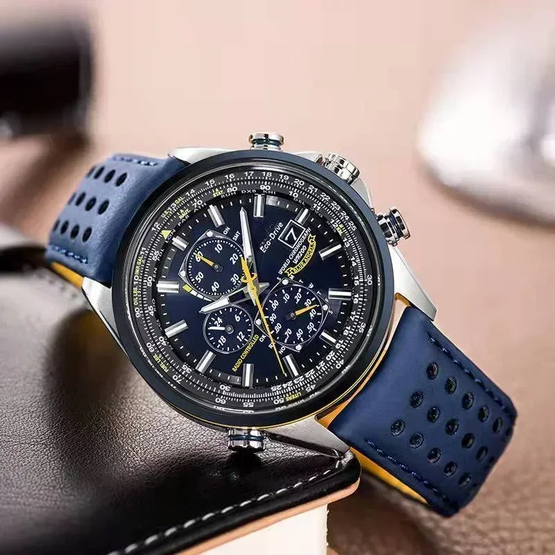 2024 Men Watches Luxury Trend Quartz Clock Luminous Calendar Waterproof Multi Function Fancy Round Automatic Watch Stainless