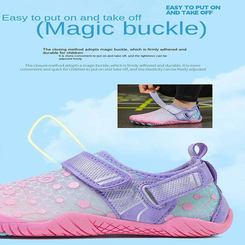 Water shoes Children's beach shoes Quick-drying Breathable barefoot swimming water shoes Outdoor sneakers River slippers water s