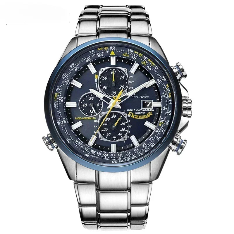 2024 Men Watches Luxury Trend Quartz Clock Luminous Calendar Waterproof Multi Function Fancy Round Automatic Watch Stainless