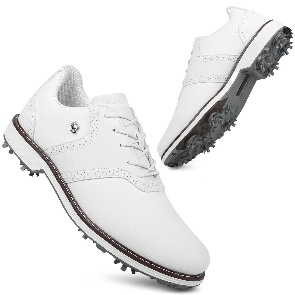 Lenox Men Golf Shoes Spikes for Competitive Walking Footwear