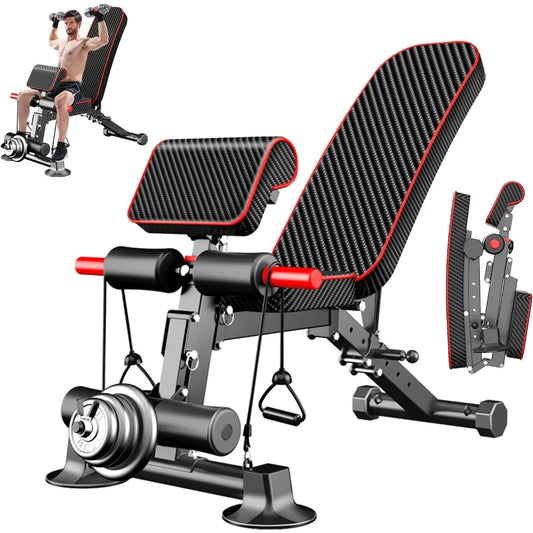 MenHignconcerned Adjustable Weight Bench For Home Workout