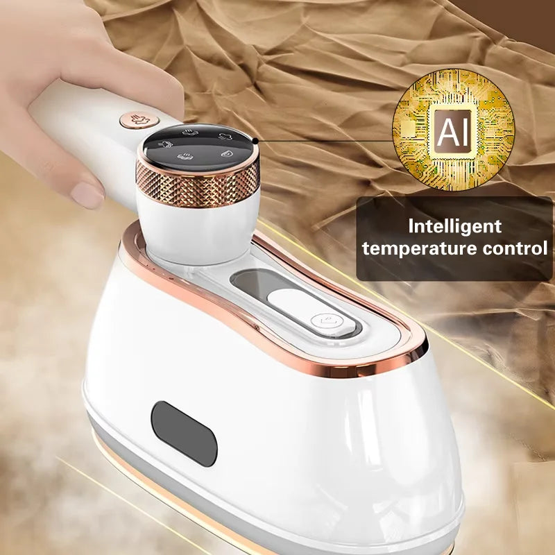 1200W new handheld hanging iron four temperature foldable small portable dormitory student ironing clothes steam brush