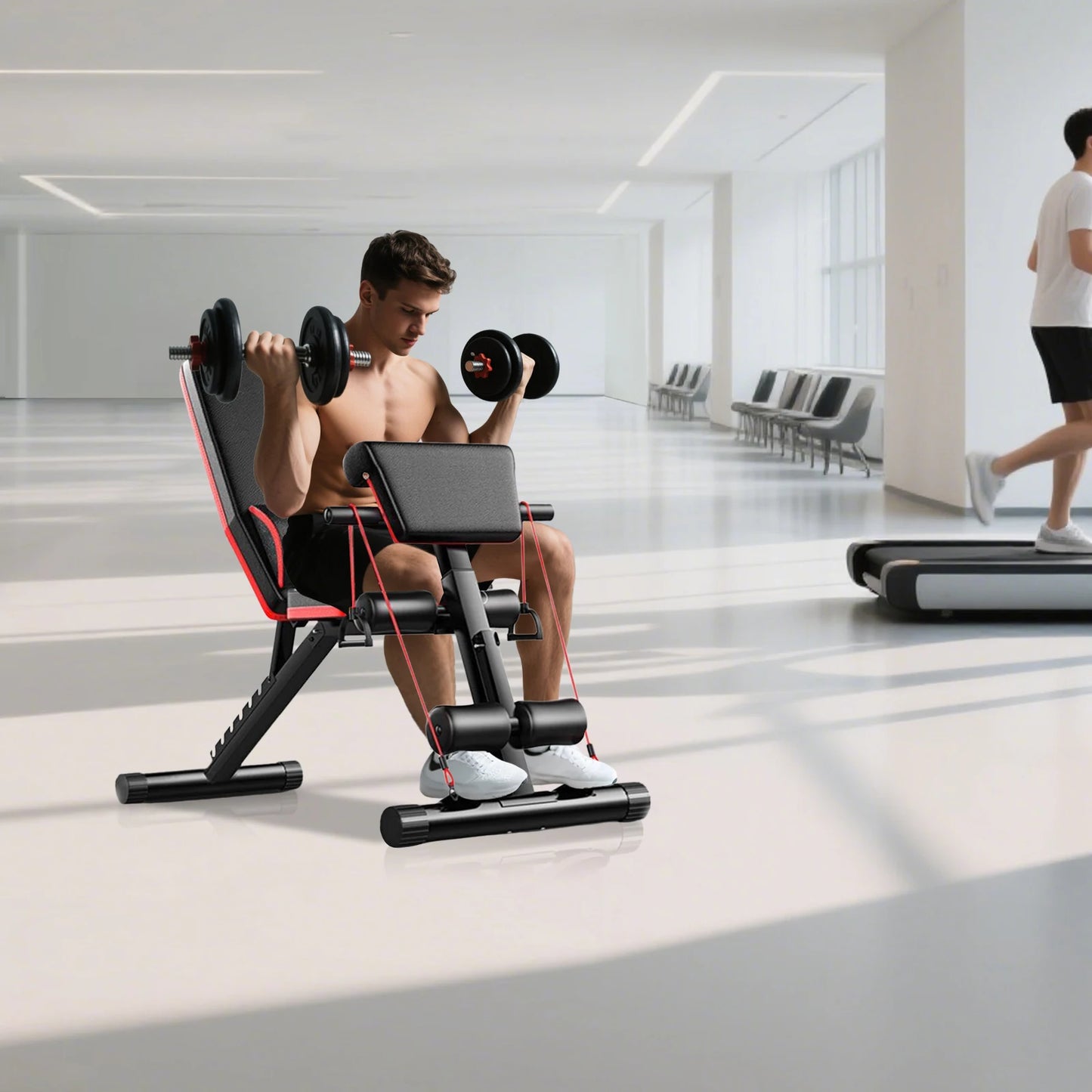 Adjustable Weight Bench For Home Gym Strength Training