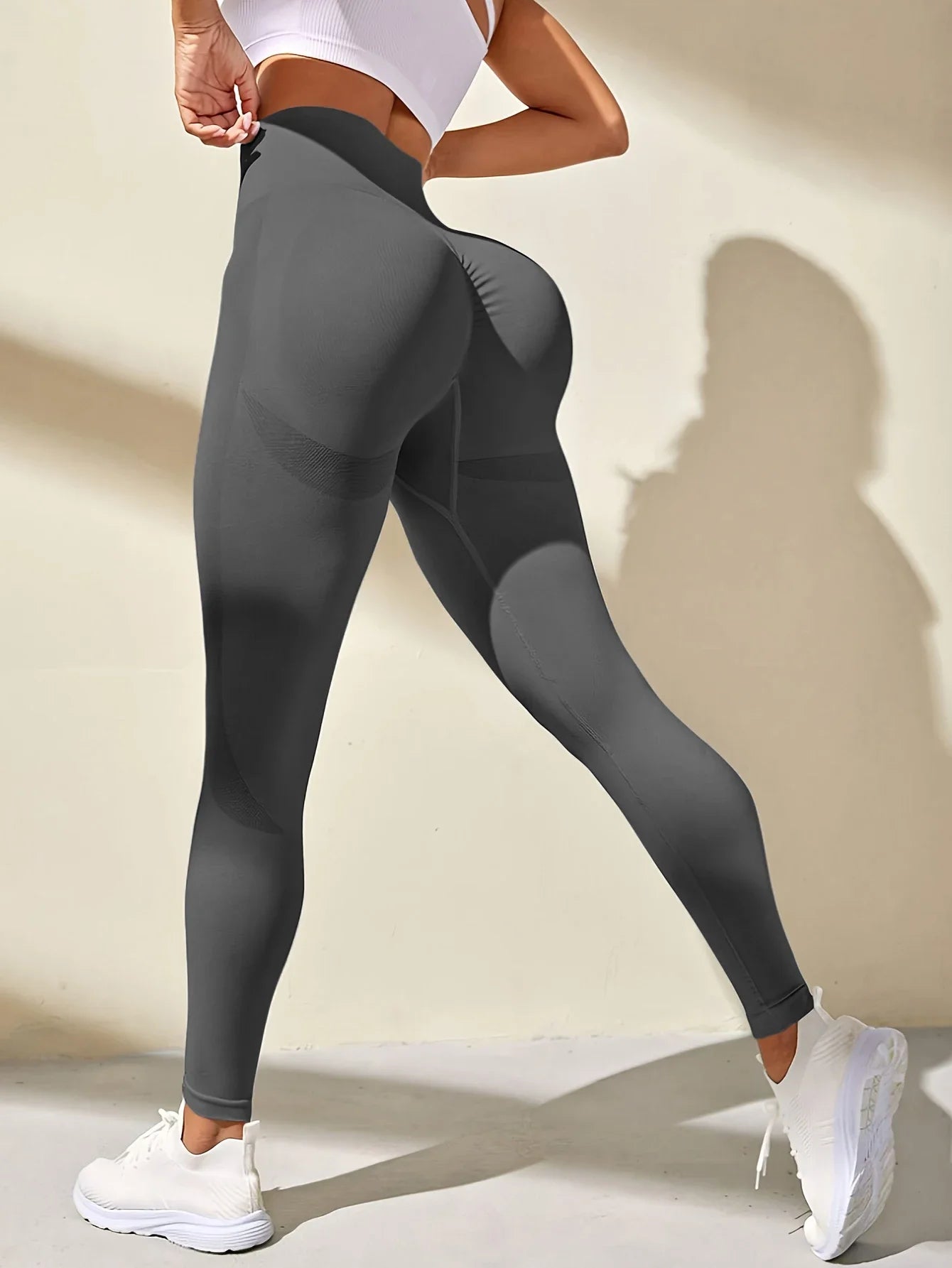Xinggang Womens Seamless Yoga Leggings High Waisted Fitness