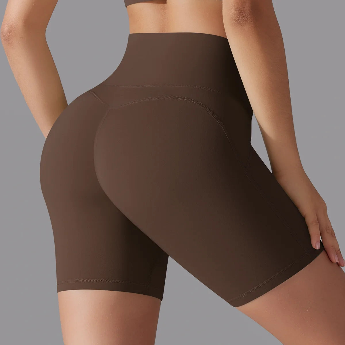 Yoga Short Tummy Control Butt Lifting Gym Shorts Workout Gym Shorts Fitness High Waist Quick Drying Cycling Workout Gym Shorts