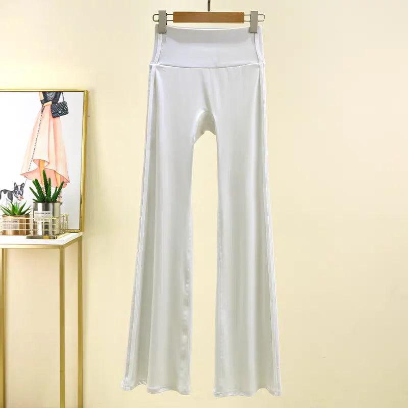 Women's High Waist Yoga Pants Flared Sport Leggings Workout Flared Leggings Casual Wear Comfortable Activewear Gym Leggings