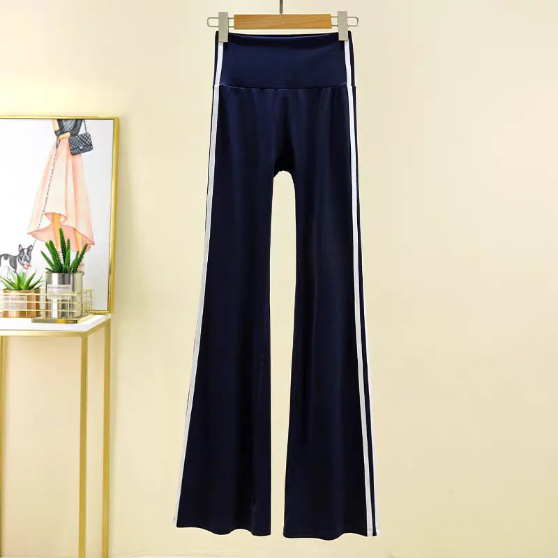 Women's High Waist Yoga Pants Flared Sport Leggings Workout Flared Leggings Casual Wear Comfortable Activewear Gym Leggings