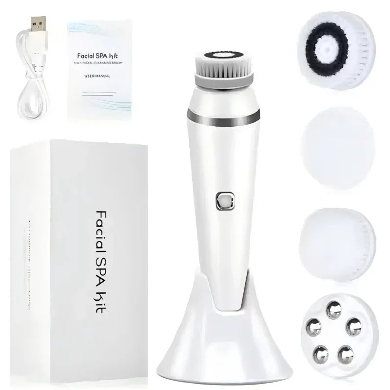 VIMYSHOW 4 In 1 Facial Cleansing Brush IPX7 Waterproof
