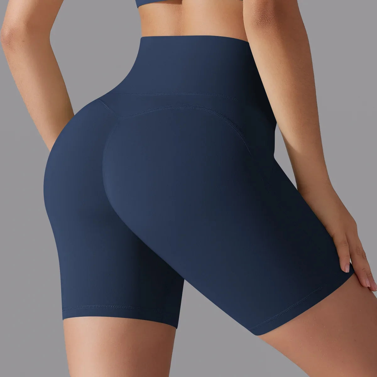 Yoga Short Tummy Control Butt Lifting Gym Shorts Workout Gym Shorts Fitness High Waist Quick Drying Cycling Workout Gym Shorts