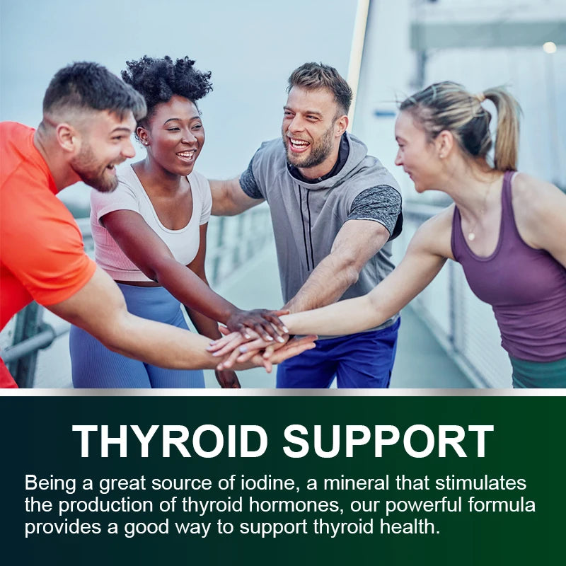 BEWORTHS Organic Sea Moss Pill for Intestinal Health & Immune Support Thyroid Support Skin, Joint Health Support Anti-Aging