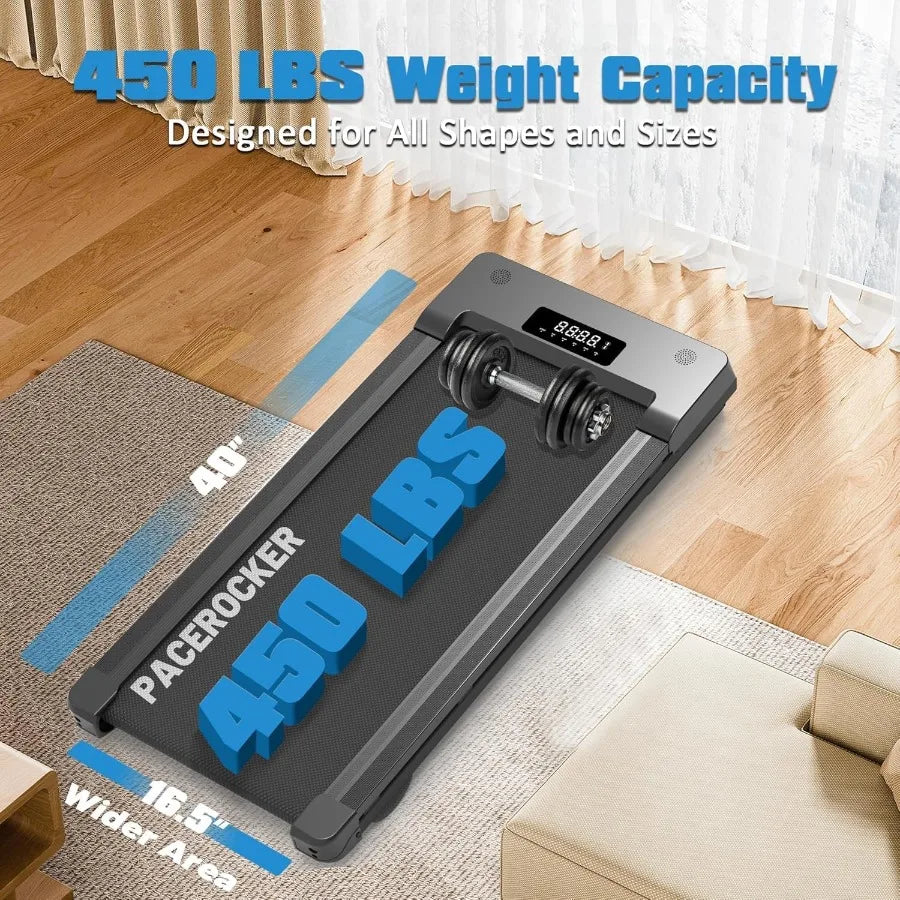 Fold Walking Pad Treadmill 12 Incline 9 Levels 5 MPH