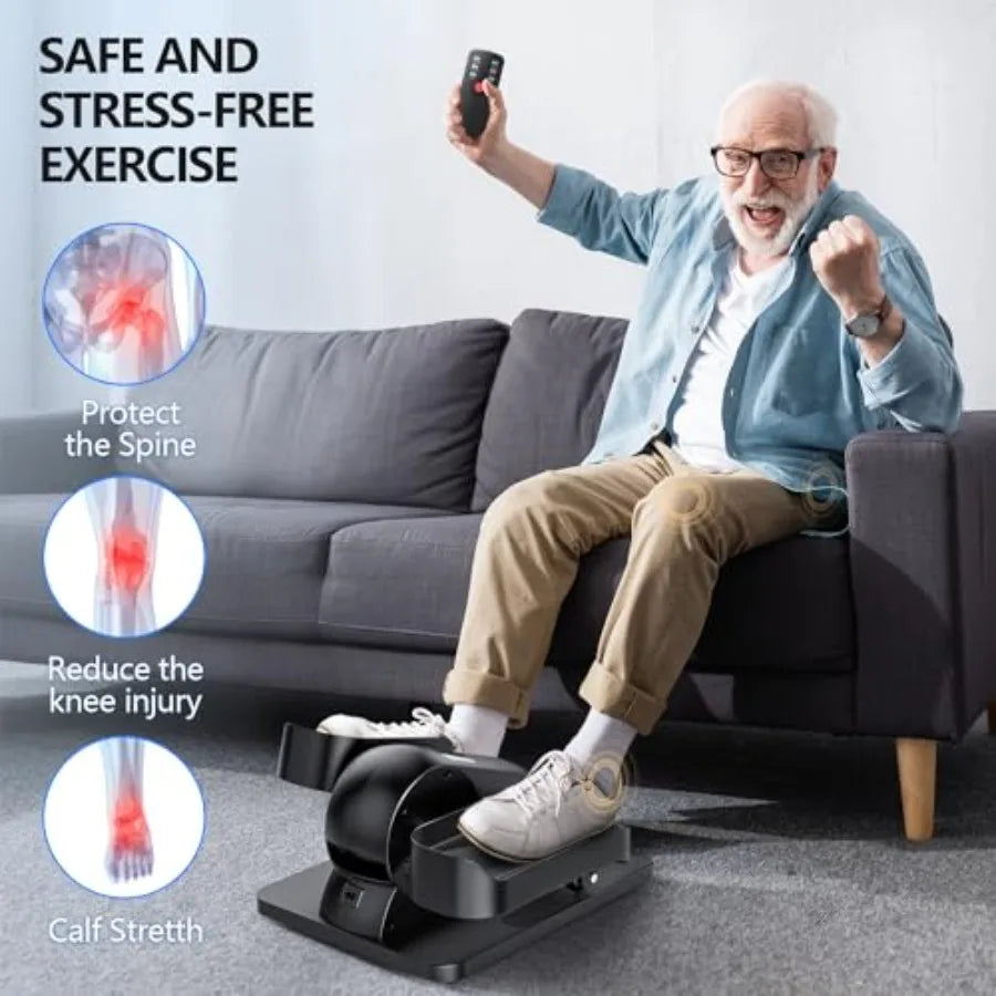 Function Leg Exerciser Under Desk Elliptical With 12 Speeds