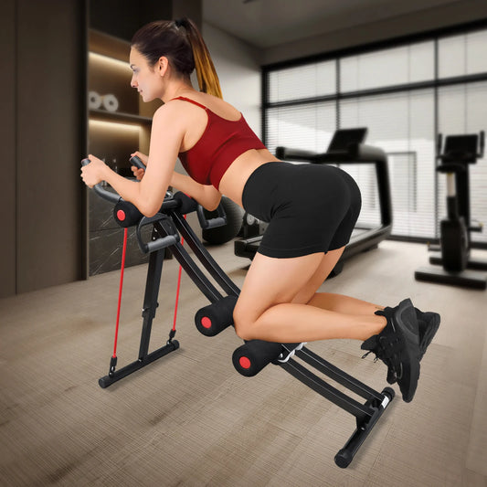 GIKPAL Foldable Ab Machine Core Abdominal Trainer Home Gym