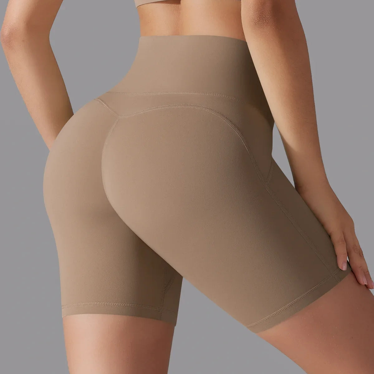 Yoga Short Tummy Control Butt Lifting Gym Shorts Workout Gym Shorts Fitness High Waist Quick Drying Cycling Workout Gym Shorts