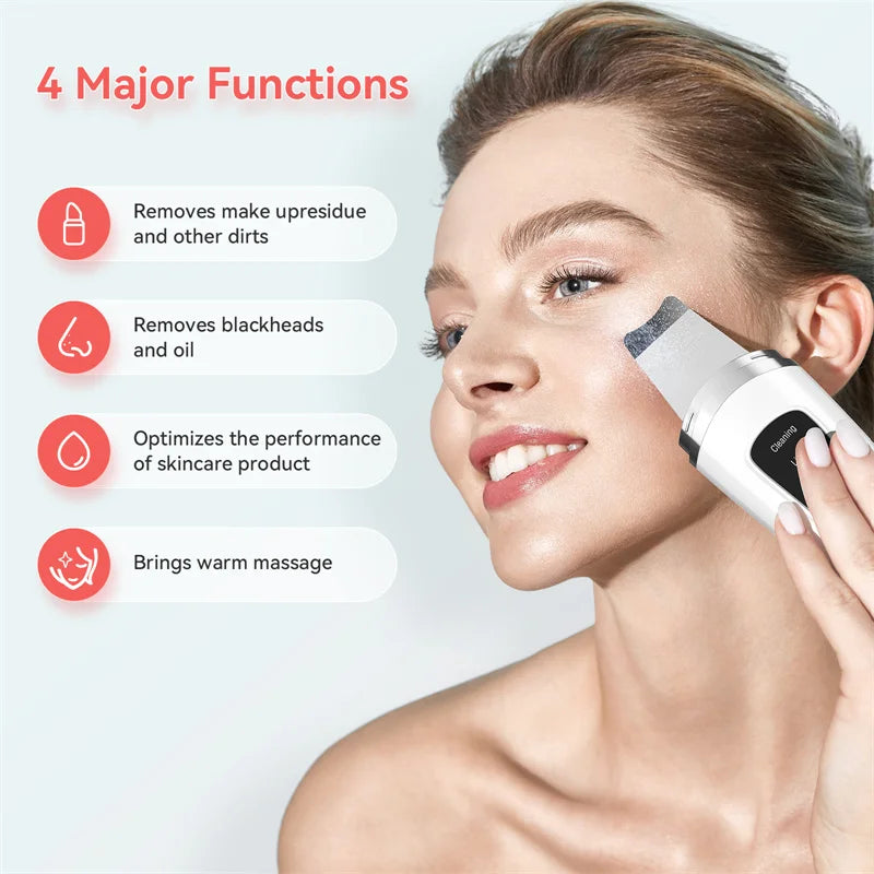 Sunuo Ultrasonic Skin Scrubber Facial And Pore Cleaner