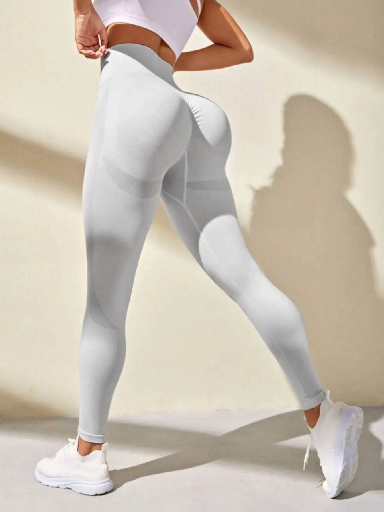 Xinggang Womens Seamless Yoga Leggings High Waisted Fitness