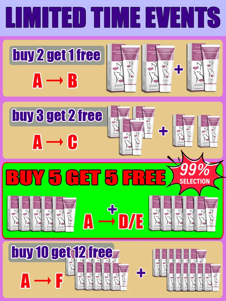 Ouhoe Fast Breast Growth Cream Chest Lift And Firming