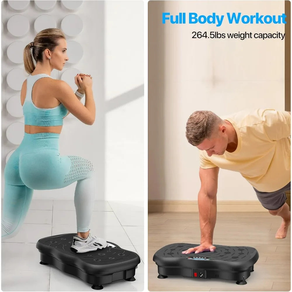 Vibration Plate Exercise Machine for Lymphatic Drainage Weight Loss, Whole Body Workout Vibration Fitness Platform ,Home Trainin