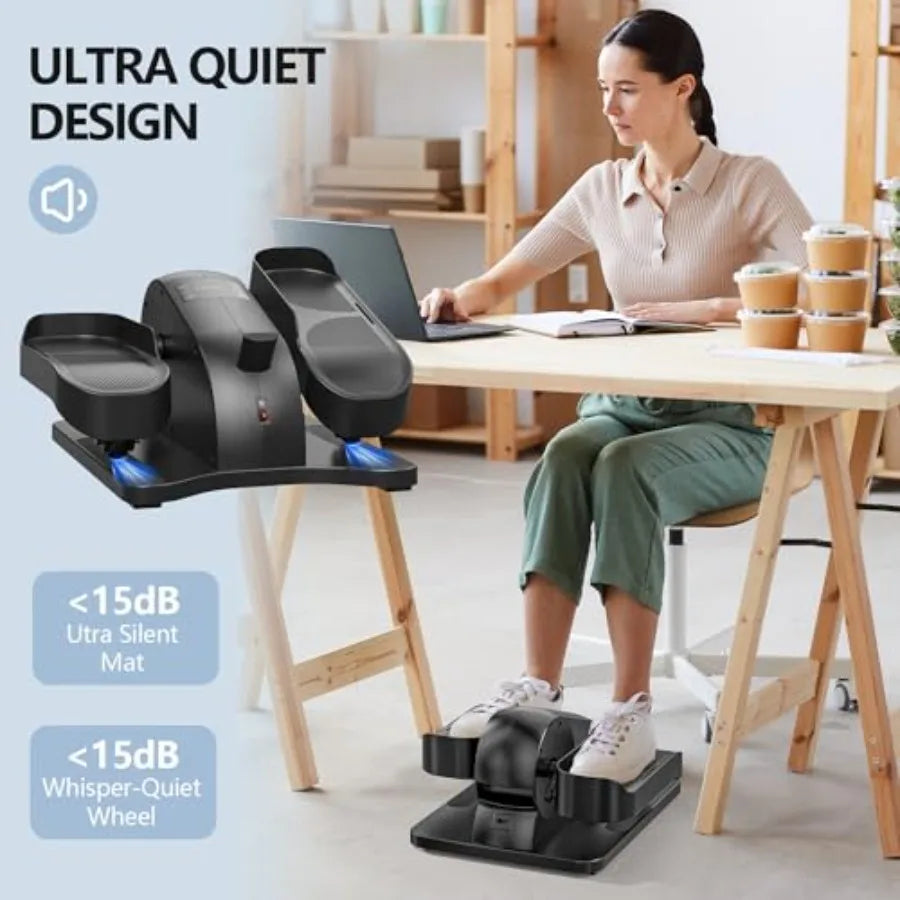 Function Leg Exerciser Under Desk Elliptical With 12 Speeds