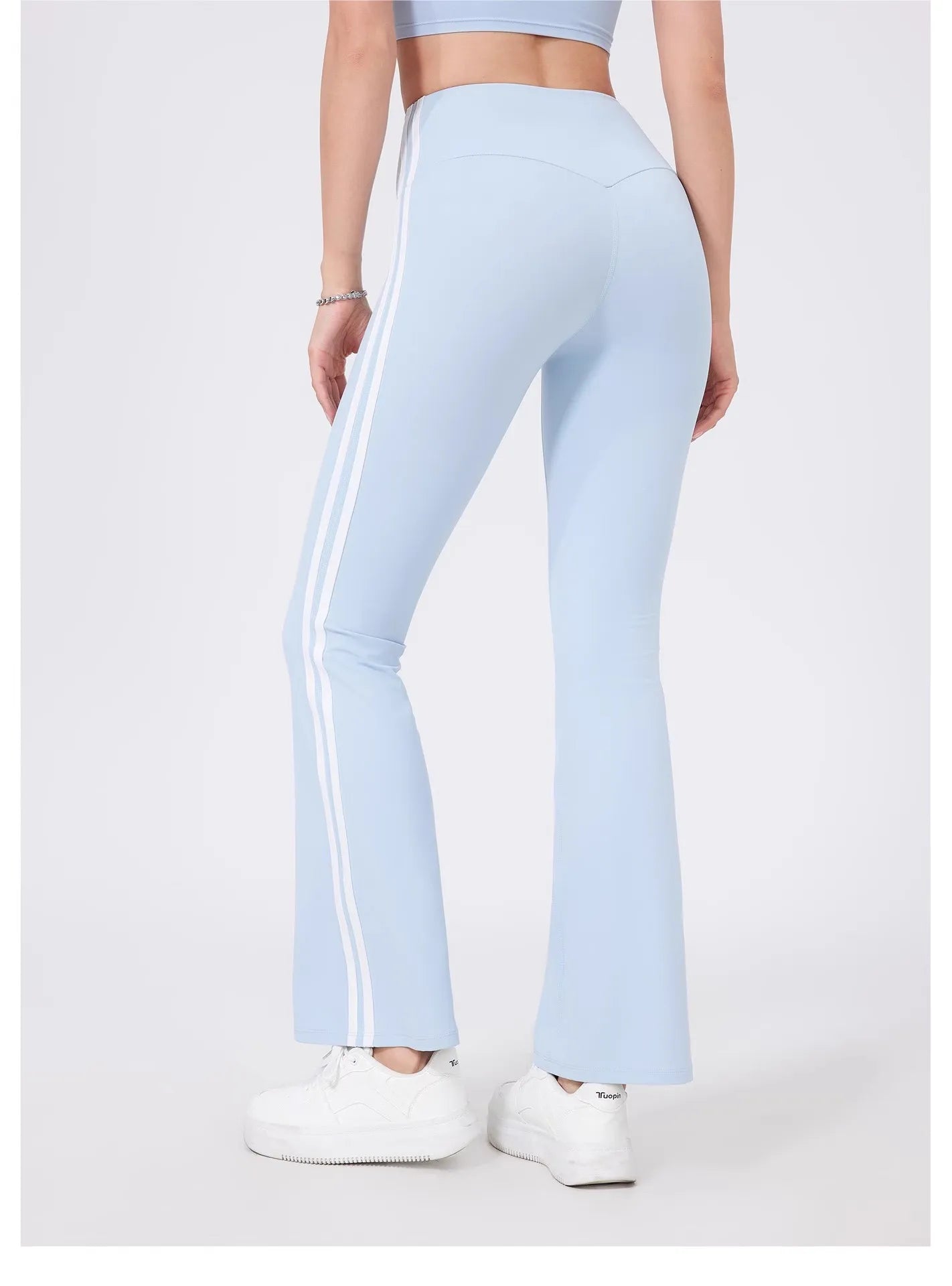 Women's High Waist Yoga Pants Flared Sport Leggings Workout Flared Leggings Casual Wear Comfortable Activewear Gym Leggings