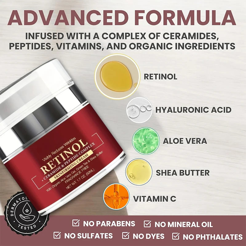 JANYIF Retinol Cream for Wrinkle Reduction and Firming
