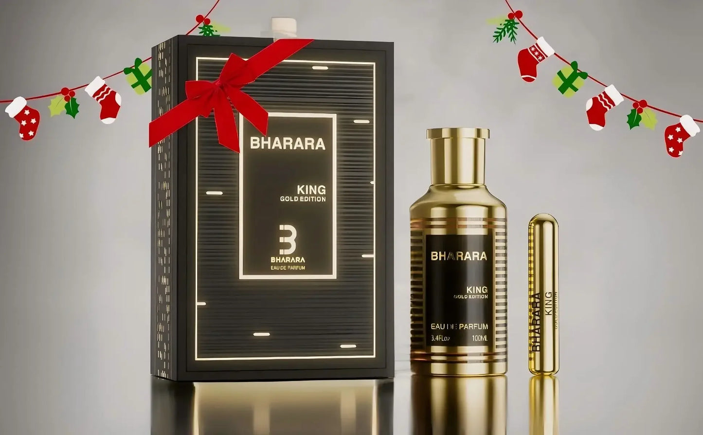 Inspired by elite gourmand classics | Bharara King Gold Edition Eau de Parfum – 100 ml / 3.4 fl oz
