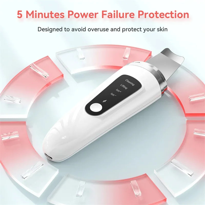 Sunuo Ultrasonic Skin Scrubber Facial And Pore Cleaner