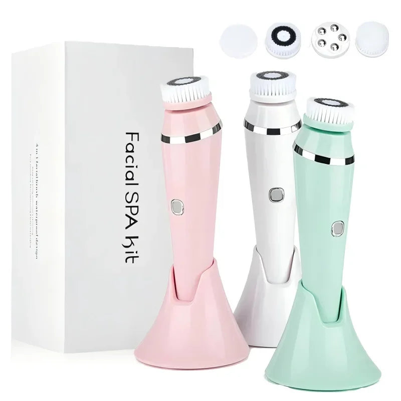 VIMYSHOW 4 In 1 Facial Cleansing Brush IPX7 Waterproof