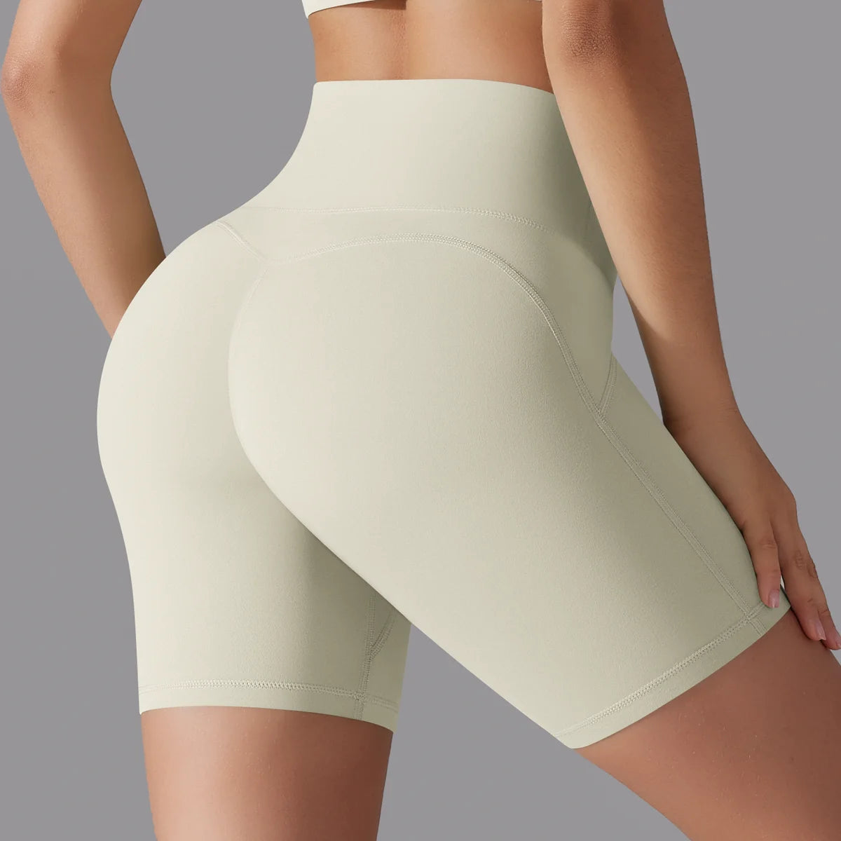 Yoga Short Tummy Control Butt Lifting Gym Shorts Workout Gym Shorts Fitness High Waist Quick Drying Cycling Workout Gym Shorts