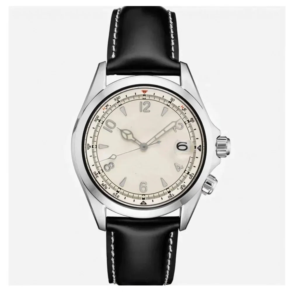 New Luxury Men's Chronograph Watch, AAA+ Grade Quartz Movement, Multi-Function Date Display, Waterproof 100M, Stainless Steel