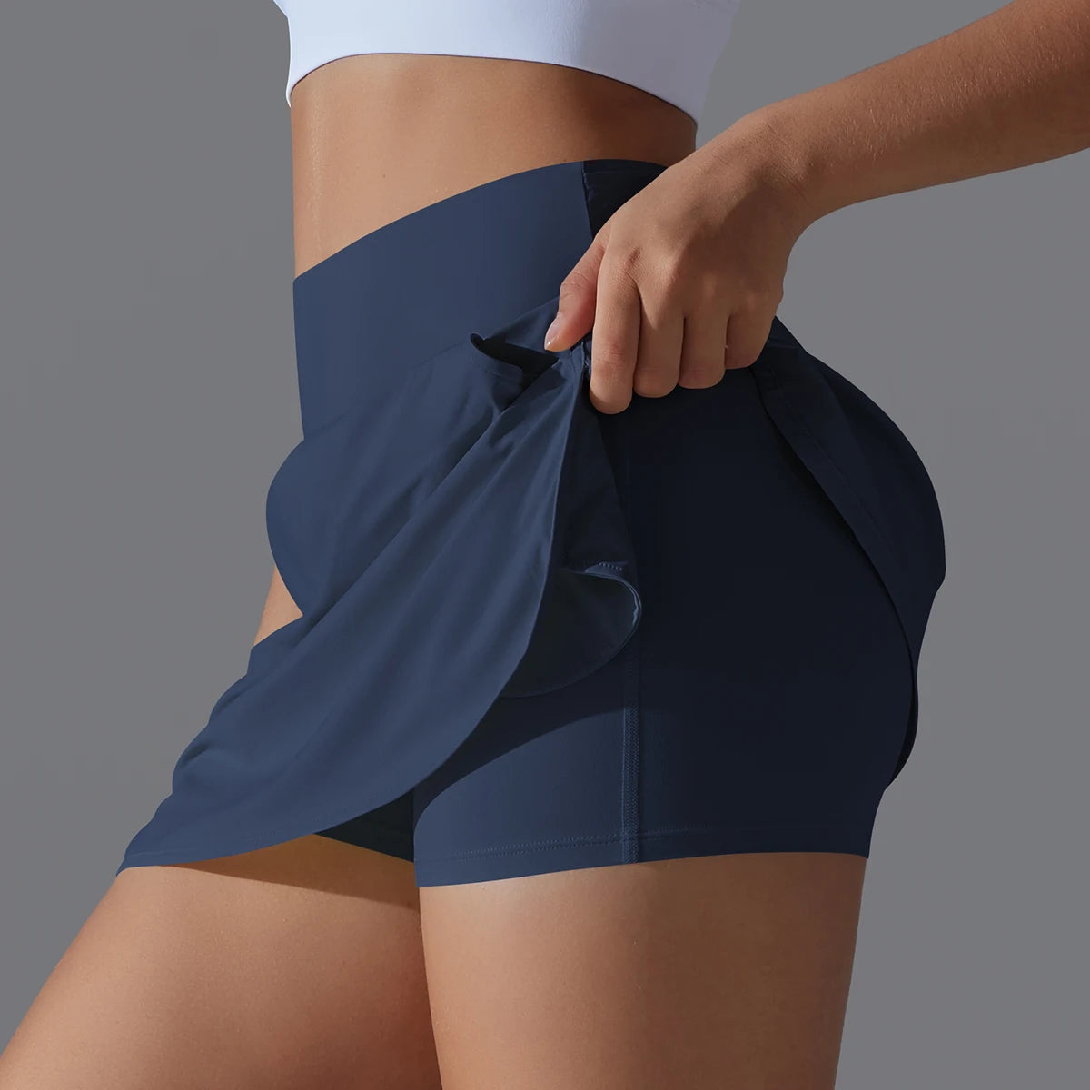 Hamidou Outdoor Sports Skirt Women High Waist Breathable