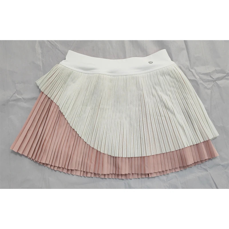 Guangdong Pleated Tennis Skirt With Pockets High Waisted