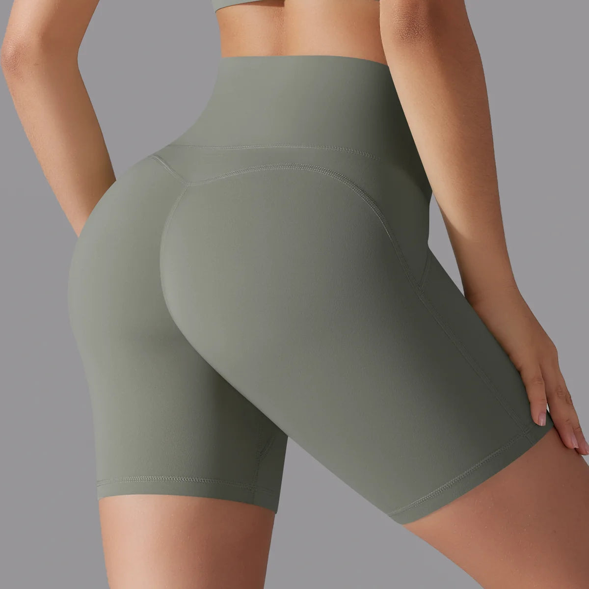 Yoga Short Tummy Control Butt Lifting Gym Shorts Workout Gym Shorts Fitness High Waist Quick Drying Cycling Workout Gym Shorts