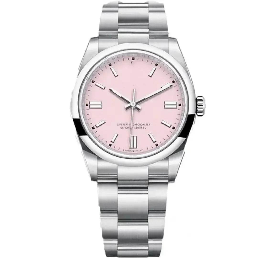 2025 New Japan NH35 Automatic Watch, 36MM/39MM Sapphire Crystal, 100M Waterproof Luminous, Sterile Dial Oyster-Style Bracelet