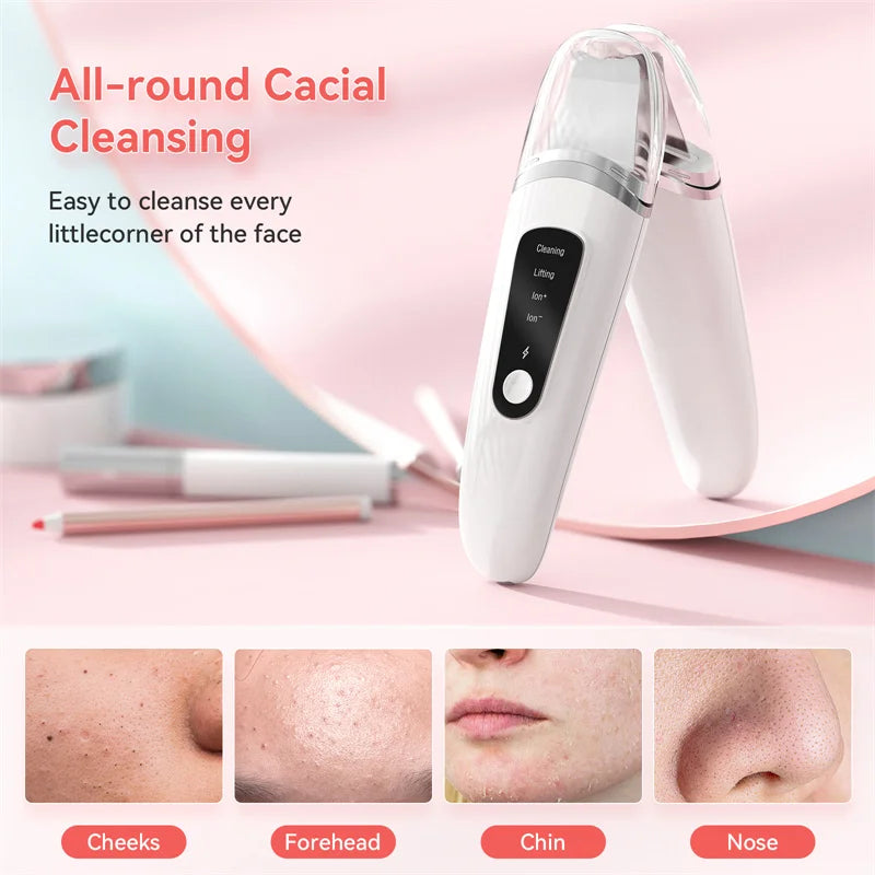 Sunuo Ultrasonic Skin Scrubber Facial And Pore Cleaner