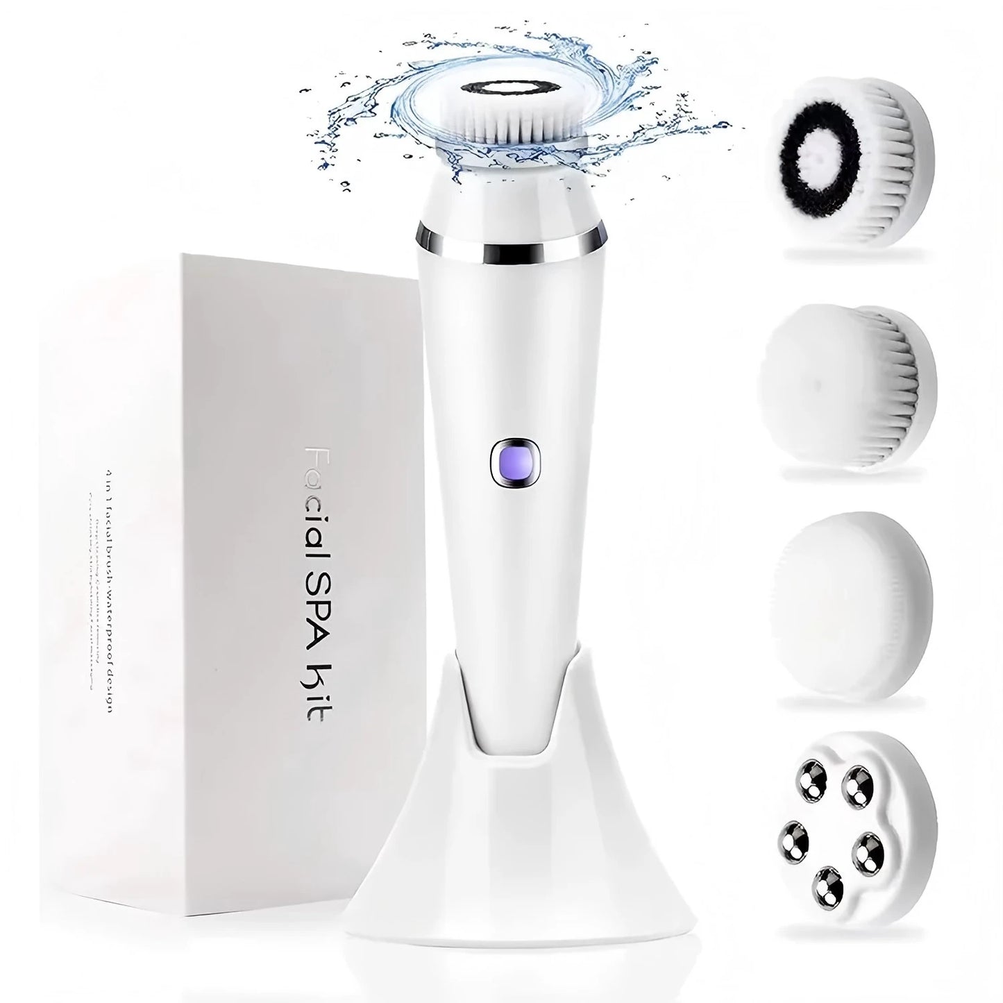 VIMYSHOW 4 In 1 Facial Cleansing Brush IPX7 Waterproof