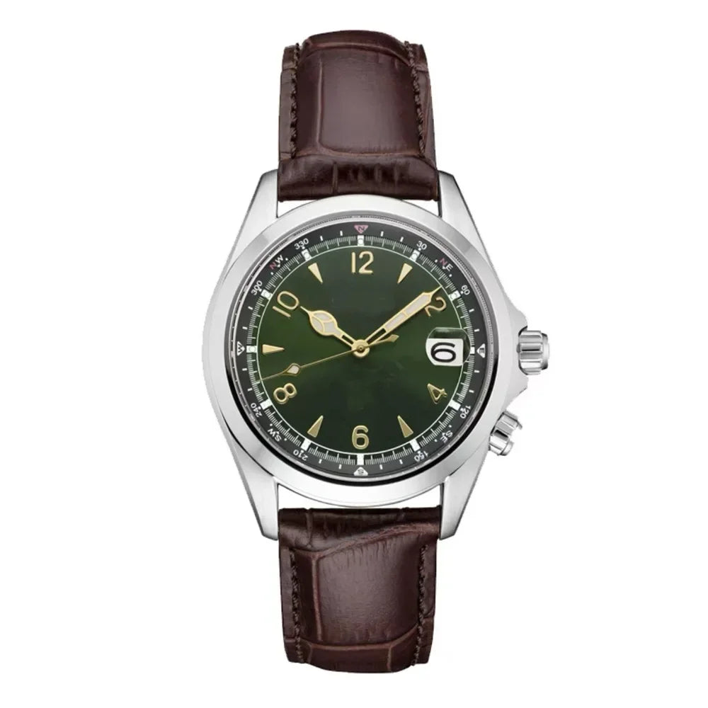 New Luxury Men's Chronograph Watch, AAA+ Grade Quartz Movement, Multi-Function Date Display, Waterproof 100M, Stainless Steel