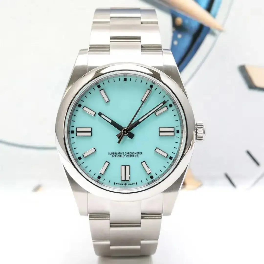 2025 New Japan NH35 Automatic Watch, 36MM/39MM Sapphire Crystal, 100M Waterproof Luminous, Sterile Dial Oyster-Style Bracelet