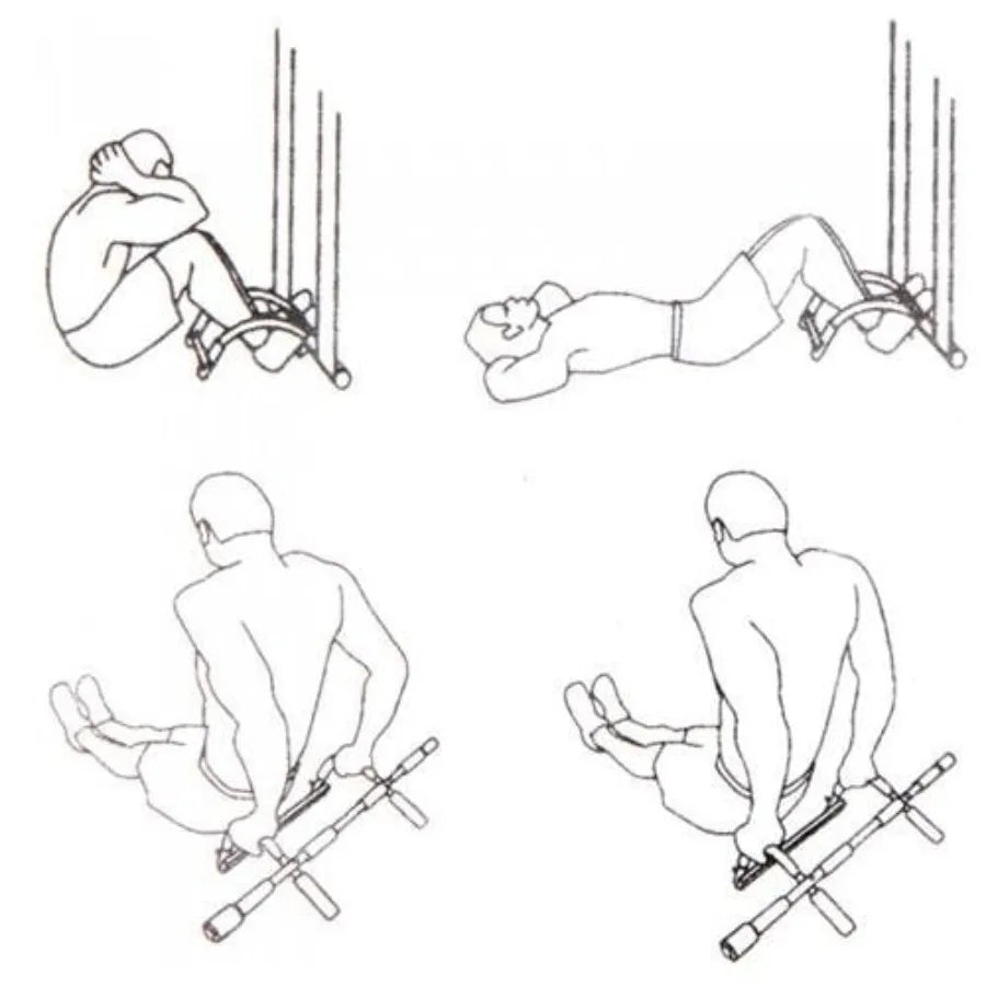 LISM Portable Upper Body Doorway Pull Up Bar Home Gym
