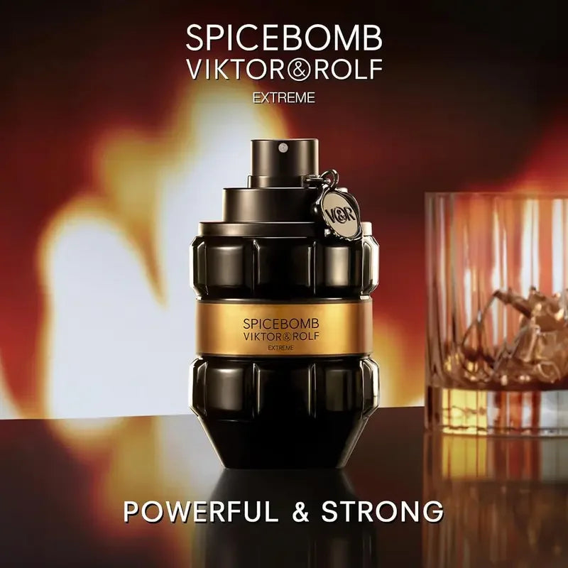 ViktorI Spice Bomb Eau de Parfum- Men's cologne, long-lasting fragrance,Woody Spice- Men'S Cologne- With Citrus and Tobacco Note