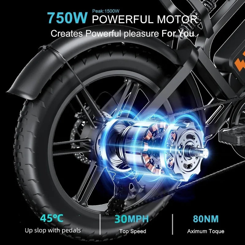 1500W/2000W Electric Bike for Adults,28mph/30mph/33mph Ebike&34-180Miles PAS Range,48V15.6ah/18.2ah/ (874Wh) Larger