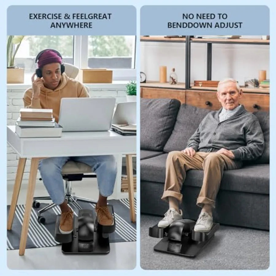 Function Leg Exerciser Under Desk Elliptical With 12 Speeds