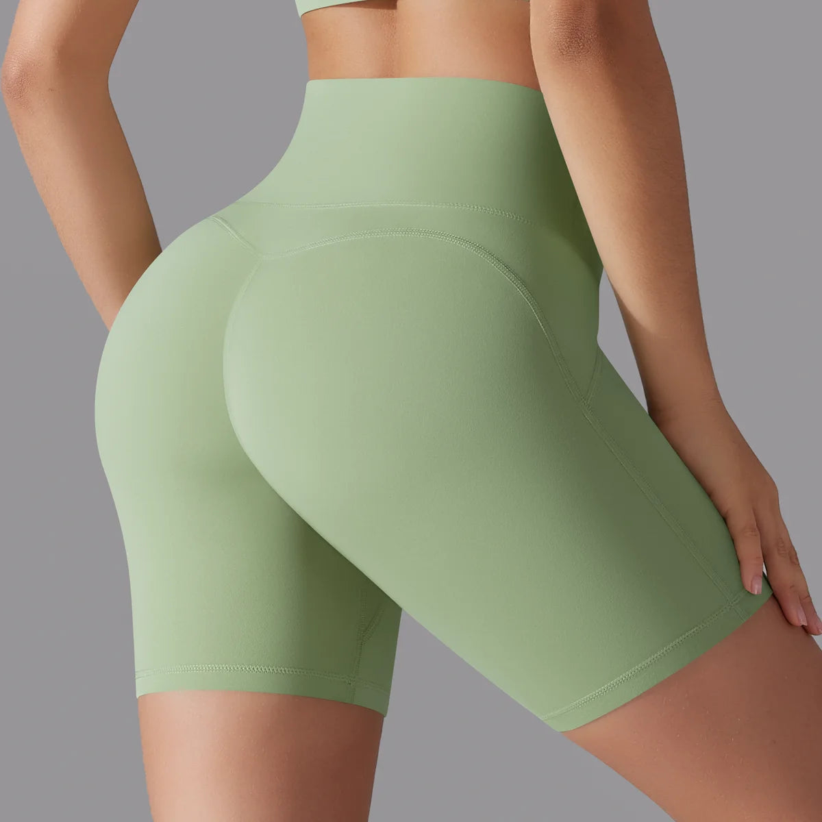Yoga Short Tummy Control Butt Lifting Gym Shorts Workout Gym Shorts Fitness High Waist Quick Drying Cycling Workout Gym Shorts