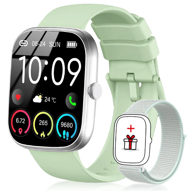 LIGE Smart Watch 1.96" Smartwatch Men Answer/Make Call IP68 Waterproof Fitness Tracker Sport Heart Rate Sleep Monitor Smartwatch